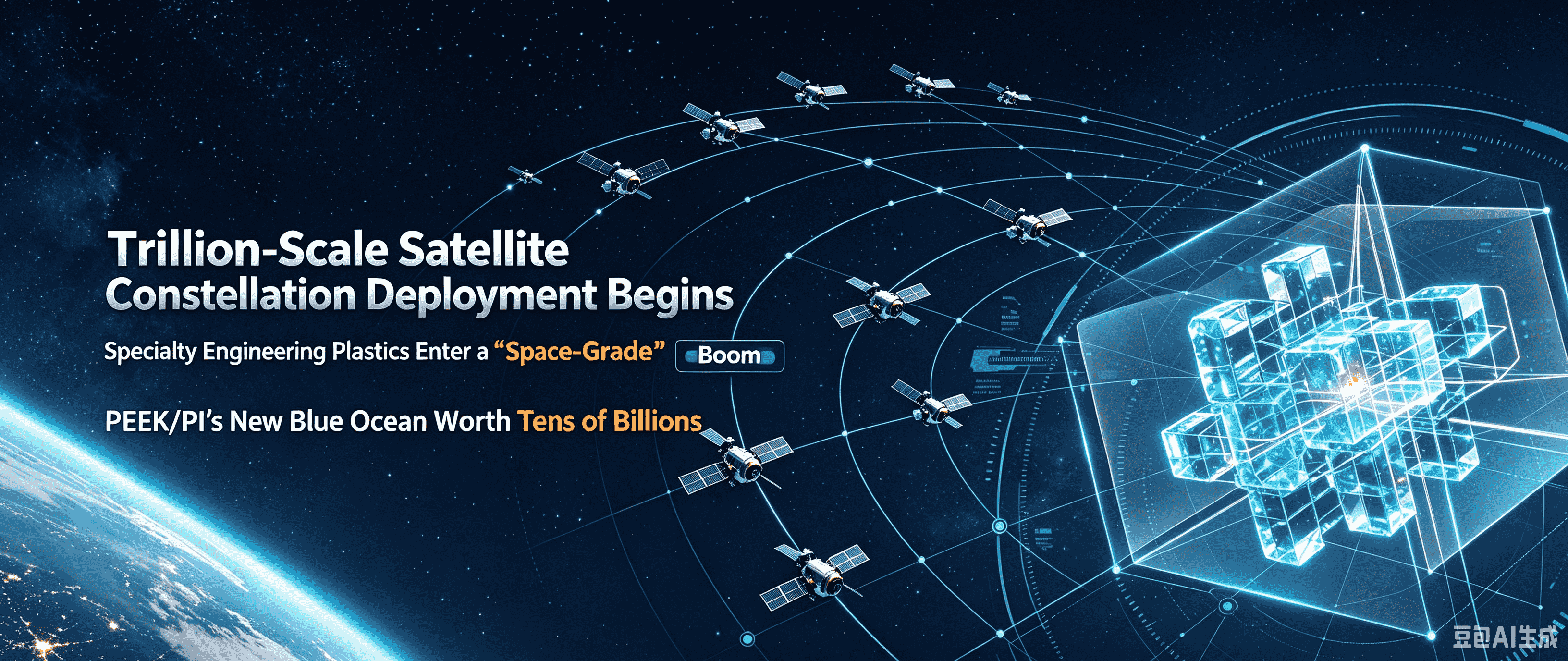 Trillion-Scale Satellitum Instruere Instruere Incipiunt: Specialitas Plastics Engineering Intra 